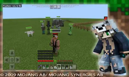 Play Damage/HP Indicator Mod for Minecraft PE - MCPE as an online game Damage/HP Indicator Mod for Minecraft PE - MCPE with UptoPlay