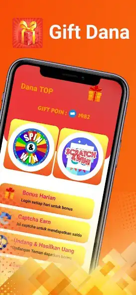 Play DanaGift: Penghasil Saldo Dana  and enjoy DanaGift: Penghasil Saldo Dana with UptoPlay