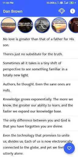 Play Dan Brown Quotes and Sayings  and enjoy Dan Brown Quotes and Sayings with UptoPlay