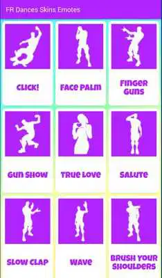 Play Dance Emotes  Emotion  Skins (ALL)