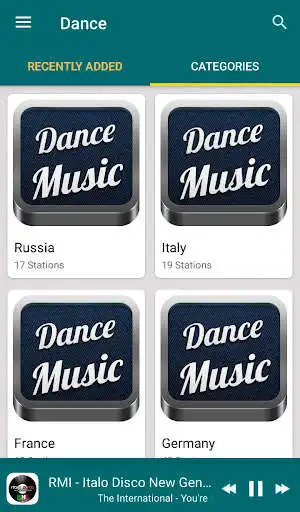 Play Dance Music Radios