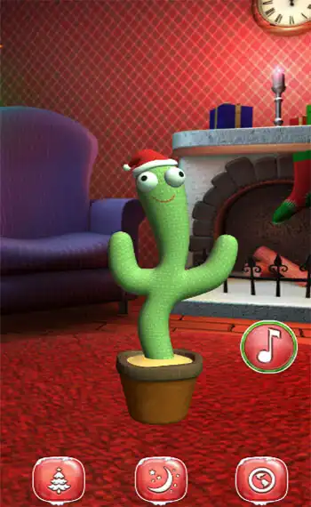 Play Dancing Cactus Talking Santa  and enjoy Dancing Cactus Talking Santa with UptoPlay