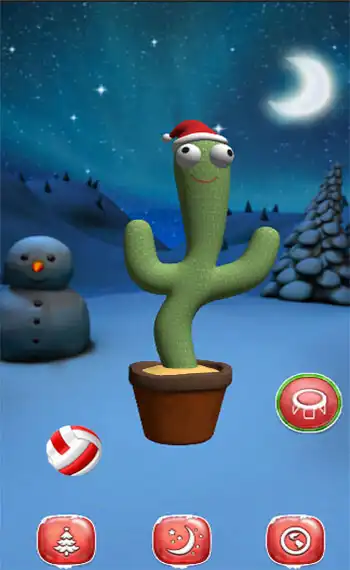Play Dancing Cactus Talking Santa as an online game Dancing Cactus Talking Santa with UptoPlay