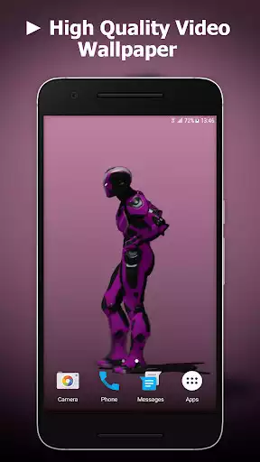Play Dancing Robot Live Wallpaper