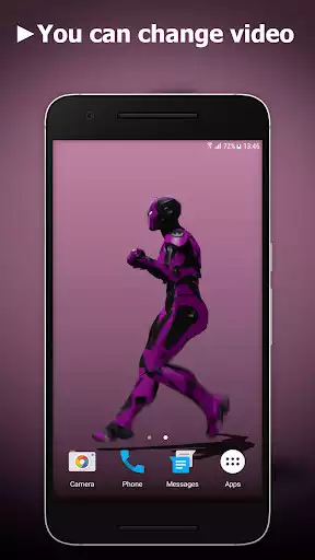 Play Dancing Robot Live Wallpaper