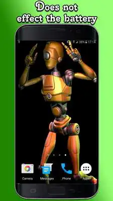 Play Dancing Robot Live Wallpaper