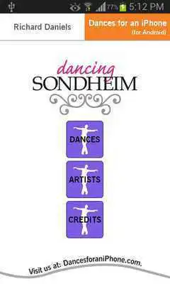 Play Dancing Sondheim