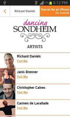 Play Dancing Sondheim