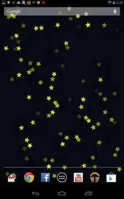Play Dancing Stars Live Wallpaper