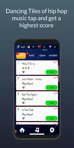 Play Dancing Tiles of hip hop music as an online game Dancing Tiles of hip hop music with UptoPlay