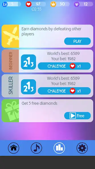 Play Dancing Tiles: Piano Magic Tiles as an online game Dancing Tiles: Piano Magic Tiles with UptoPlay
