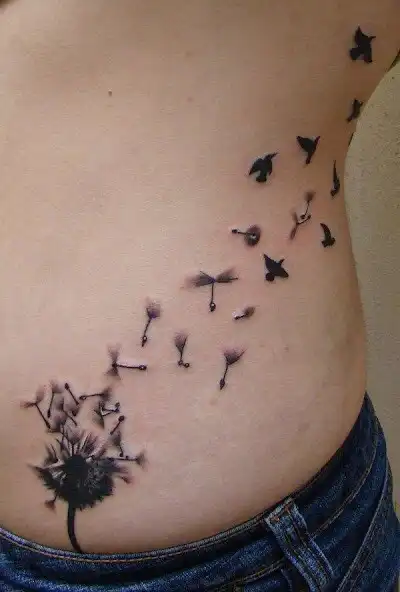 Play Dandelion tattoos as an online game Dandelion tattoos with UptoPlay