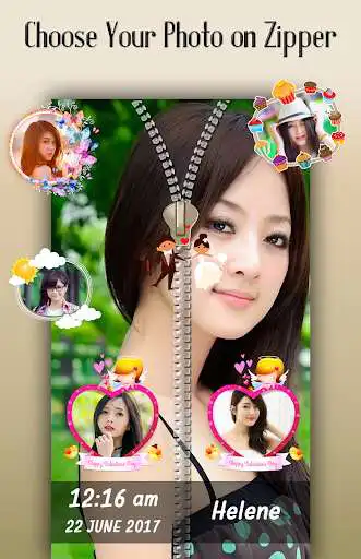 Play Dandelion Zipper Lock Screen