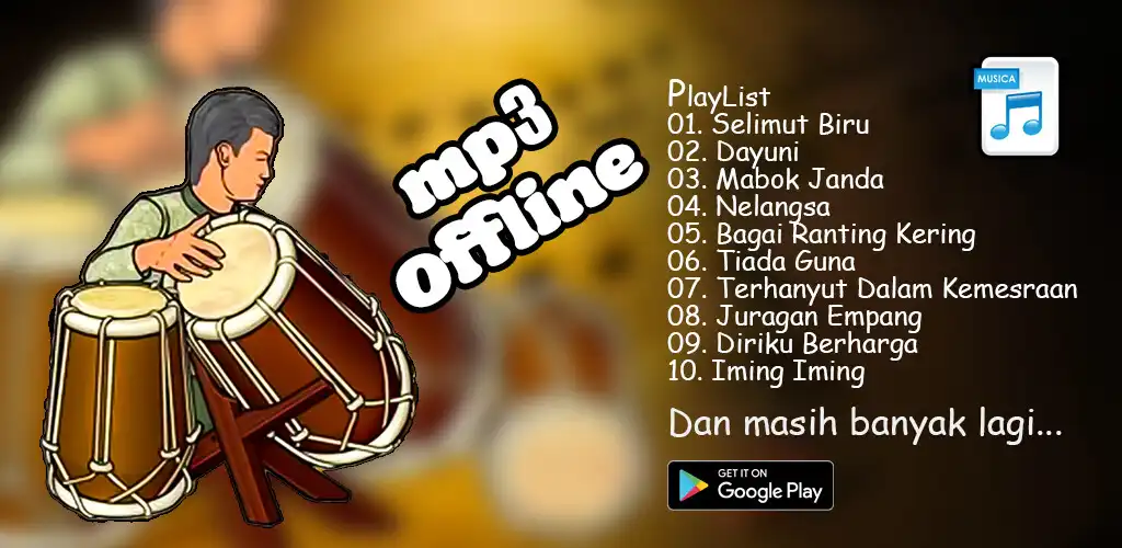 Play Dangdut Kendang Rampak Offline as an online game Dangdut Kendang Rampak Offline with UptoPlay