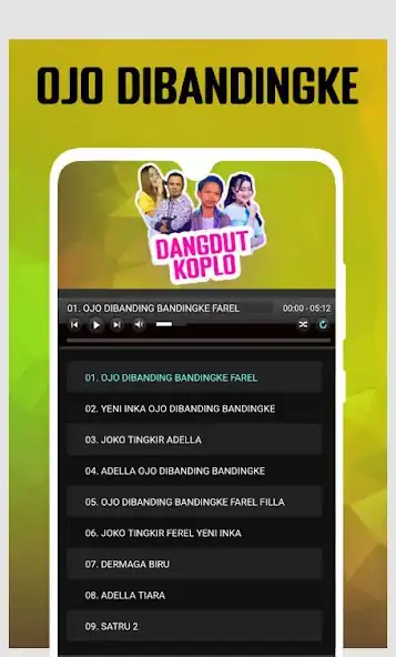 Play Dangdut Ojo Di Bandingke Koplo  and enjoy Dangdut Ojo Di Bandingke Koplo with UptoPlay