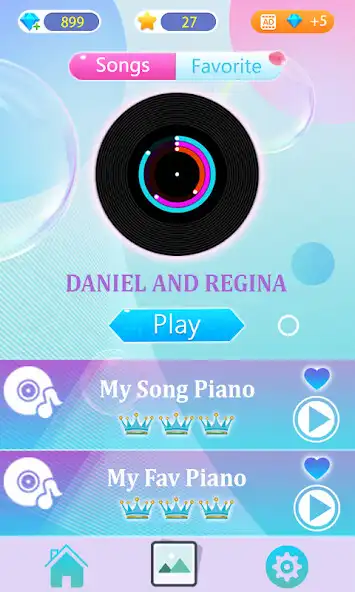 Play Daniel and Regina Piano Tiles  and enjoy Daniel and Regina Piano Tiles with UptoPlay