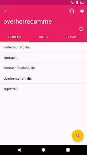 Play Danish-German Dictionary