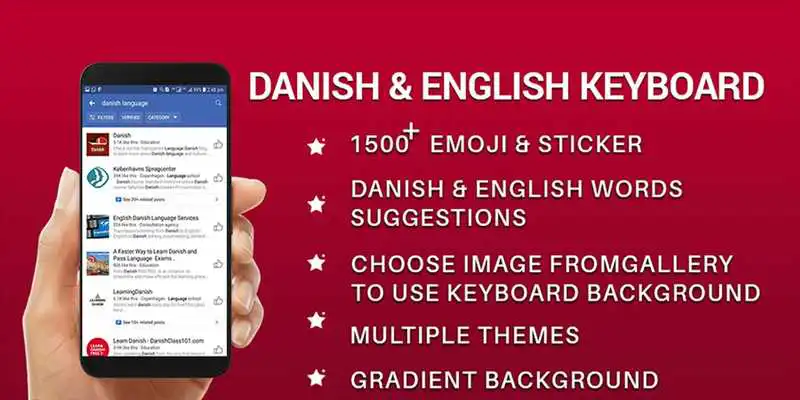 Play Danish Keyboard 2019: New Danish language keyboard