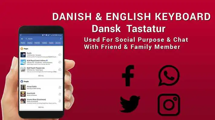 Play Danish Keyboard 2019: New Danish language keyboard