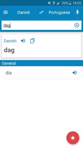 Play Danish-Portuguese Dictionary