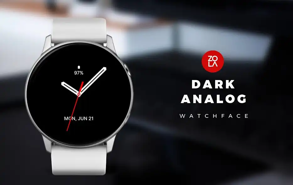Play Dark Analog Watch Face  and enjoy Dark Analog Watch Face with UptoPlay