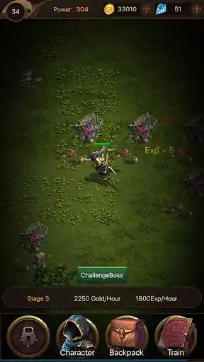 Play Dark Assassin - Idle Offline Time Killer RPG Game as an online game Dark Assassin - Idle Offline Time Killer RPG Game with UptoPlay