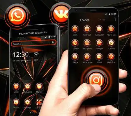 Play Dark Black Business Red Theme Play Dark Black Business Red Theme
