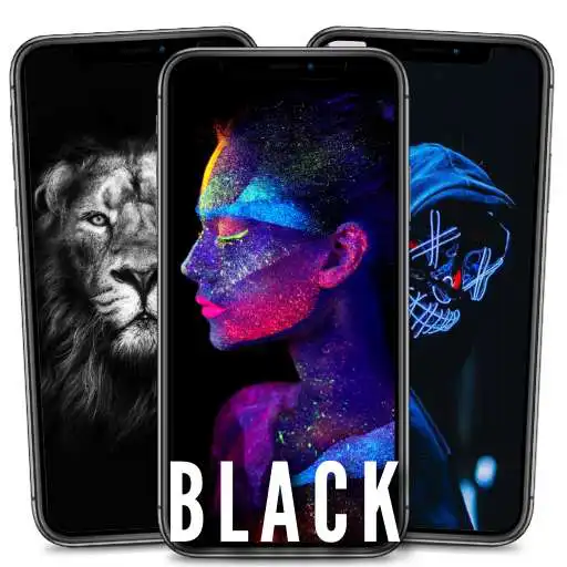 Run free android online Dark Black Wallpaper Full HD APK