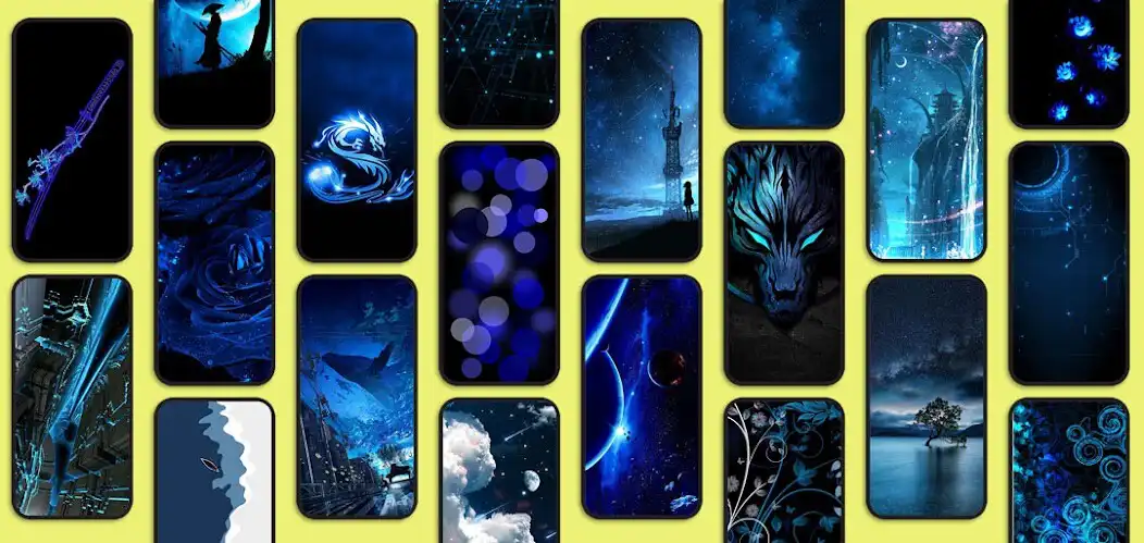 Play Dark Blue Aesthetic Wallpaper as an online game Dark Blue Aesthetic Wallpaper with UptoPlay