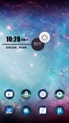 Play Dark Blue Landscape Icon Pack
