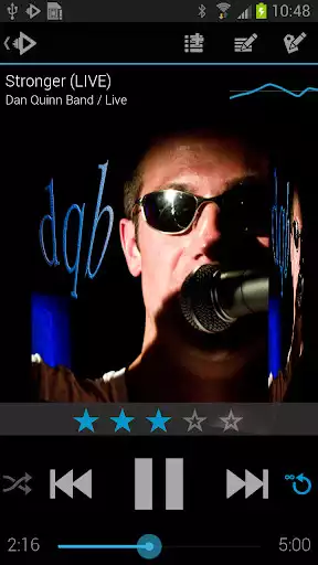 Play Dark Blue Theme