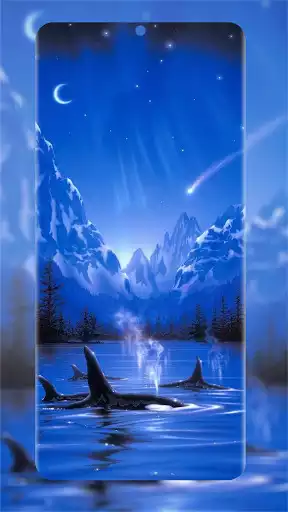 Play dark blue wallpaper  and enjoy dark blue wallpaper with UptoPlay