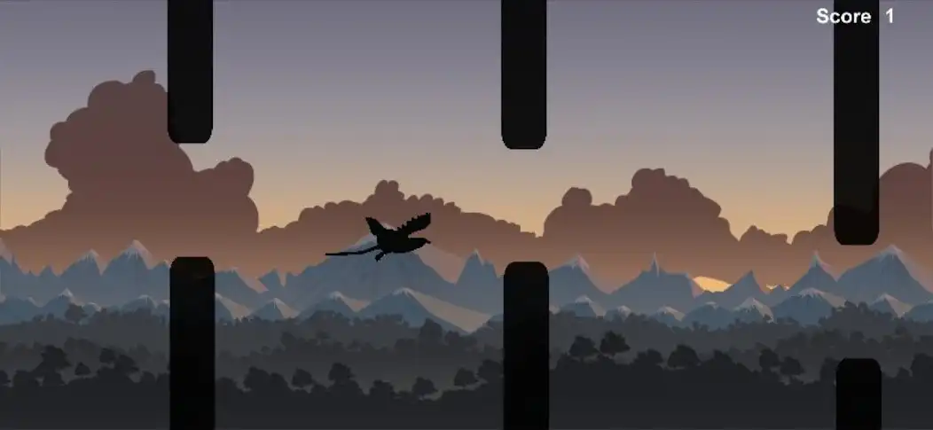 Play Dark Flamo Bird as an online game Dark Flamo Bird with UptoPlay