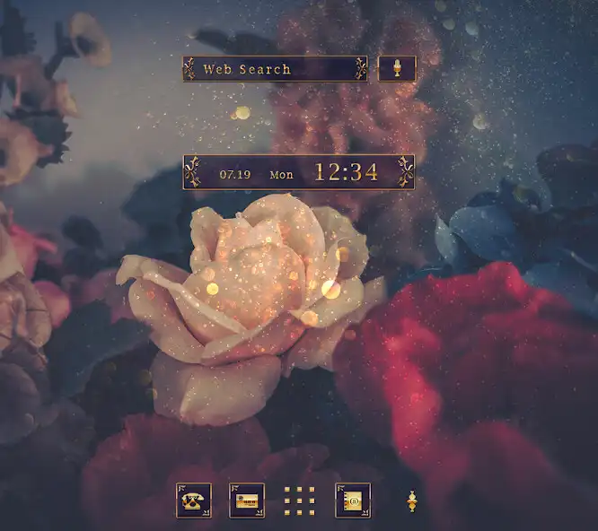 Play Dark Floral Theme +HOME  and enjoy Dark Floral Theme +HOME with UptoPlay