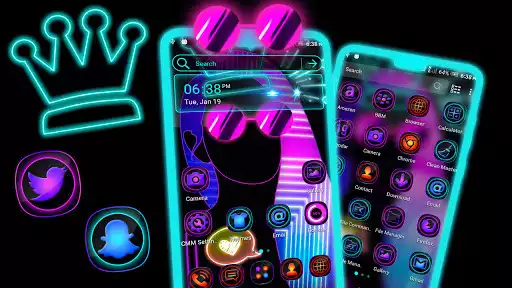 Play Dark Girly Launcher Theme  and enjoy Dark Girly Launcher Theme with UptoPlay