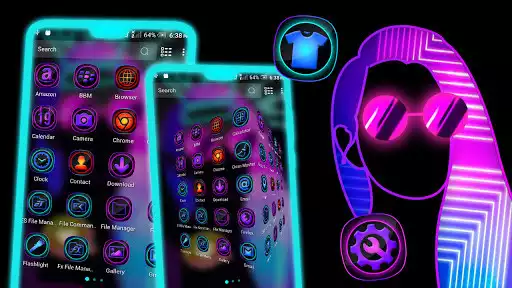 Play Dark Girly Launcher Theme as an online game Dark Girly Launcher Theme with UptoPlay