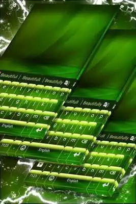 Play Dark Green Keyboard Theme