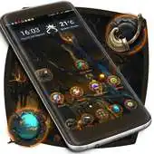 Free play online Dark Halloween Launcher Theme APK