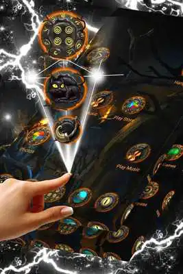 Play Dark Halloween Launcher Theme