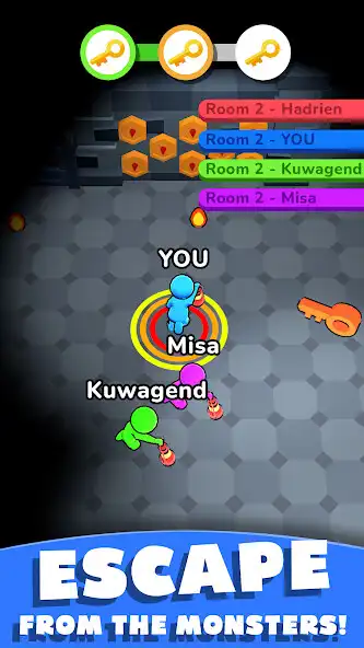 Play Dark.io - Run For Your Life as an online game Dark.io - Run For Your Life with UptoPlay