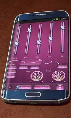 Play Dark lavander Poweramp Skin