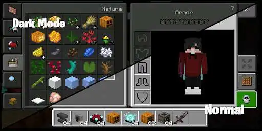 Play Dark Mode for Mcpe as an online game Dark Mode for Mcpe with UptoPlay