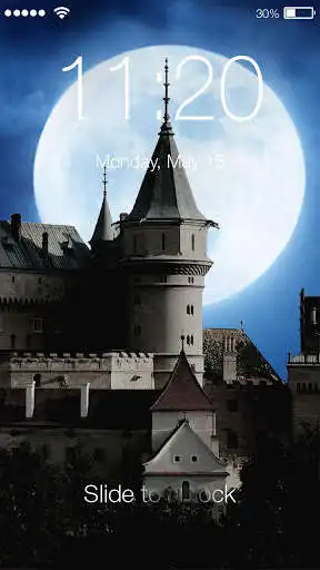 Play Dark Moon Night PIN Lock