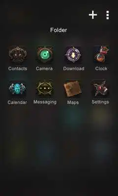 Play Darkness GO Launcher Theme