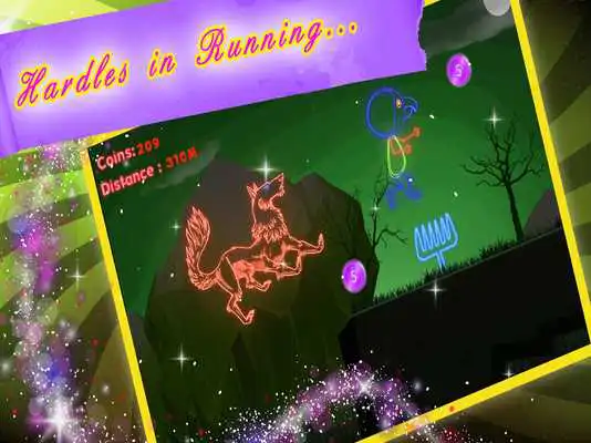 Play Darkness Night Run  Jump