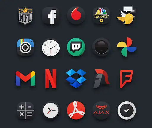 Play Darko - Icon Pack as an online game Darko - Icon Pack with UptoPlay