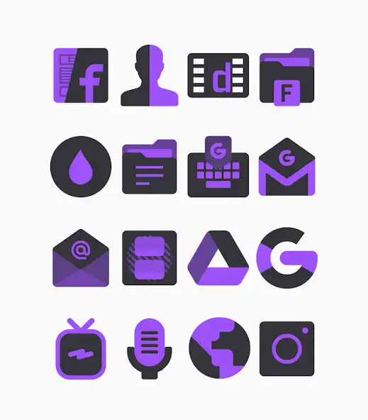 Play Dark Purple - Icon Pack as an online game Dark Purple - Icon Pack with UptoPlay