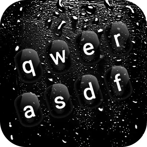 Play Dark Rainy Custom Keyboard + Live Wallpaper APK