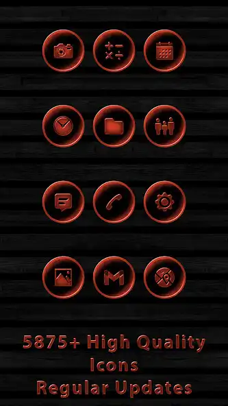 Play Dark Space Rusted Orange Icons  and enjoy Dark Space Rusted Orange Icons with UptoPlay