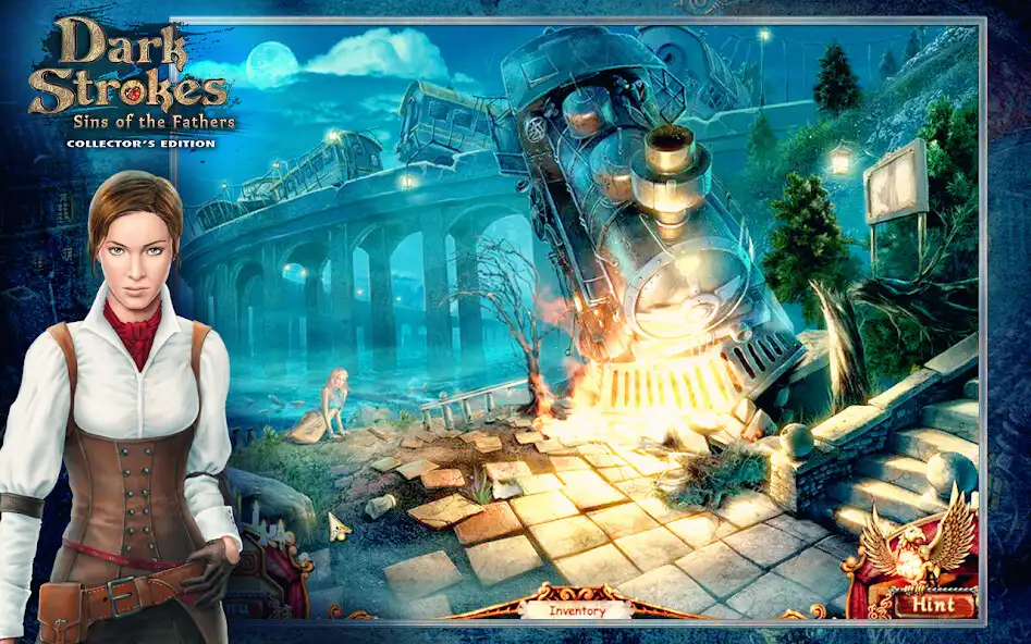 Play Dark Strokes: Hidden Object as an online game Dark Strokes: Hidden Object with UptoPlay